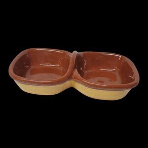Pier 1 Import Small Divided Bowl Charcuterie Board Condiment Made In Italy